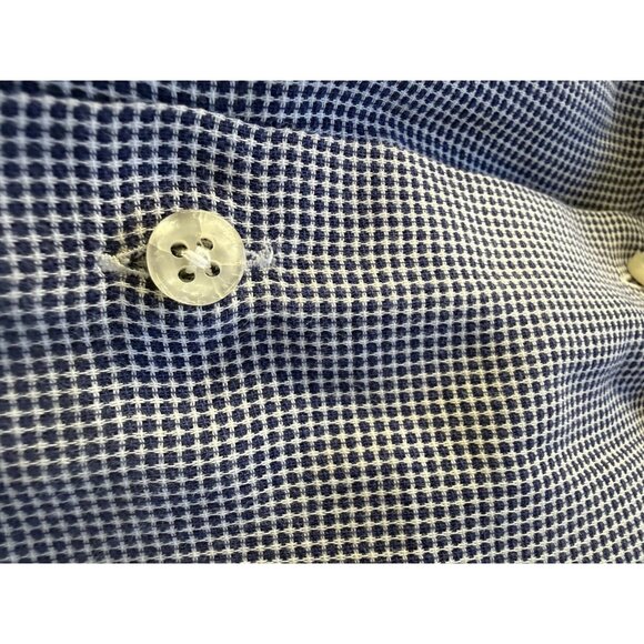 Armani Collezione Mens Dress Shirt 42/16.5 (Large) Blue Business - Picture 8 of 11